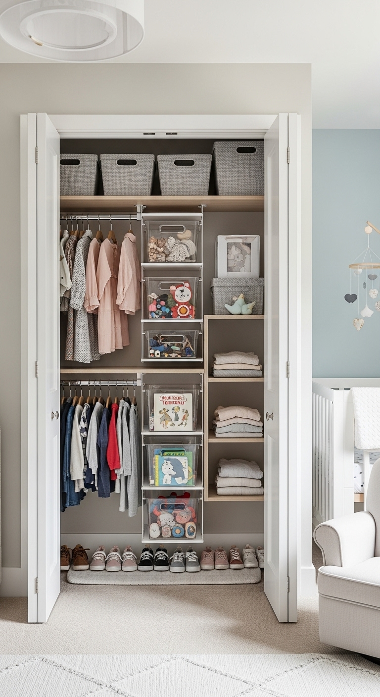 9+ Toddler Closet Organization Ideas 4 image 1073