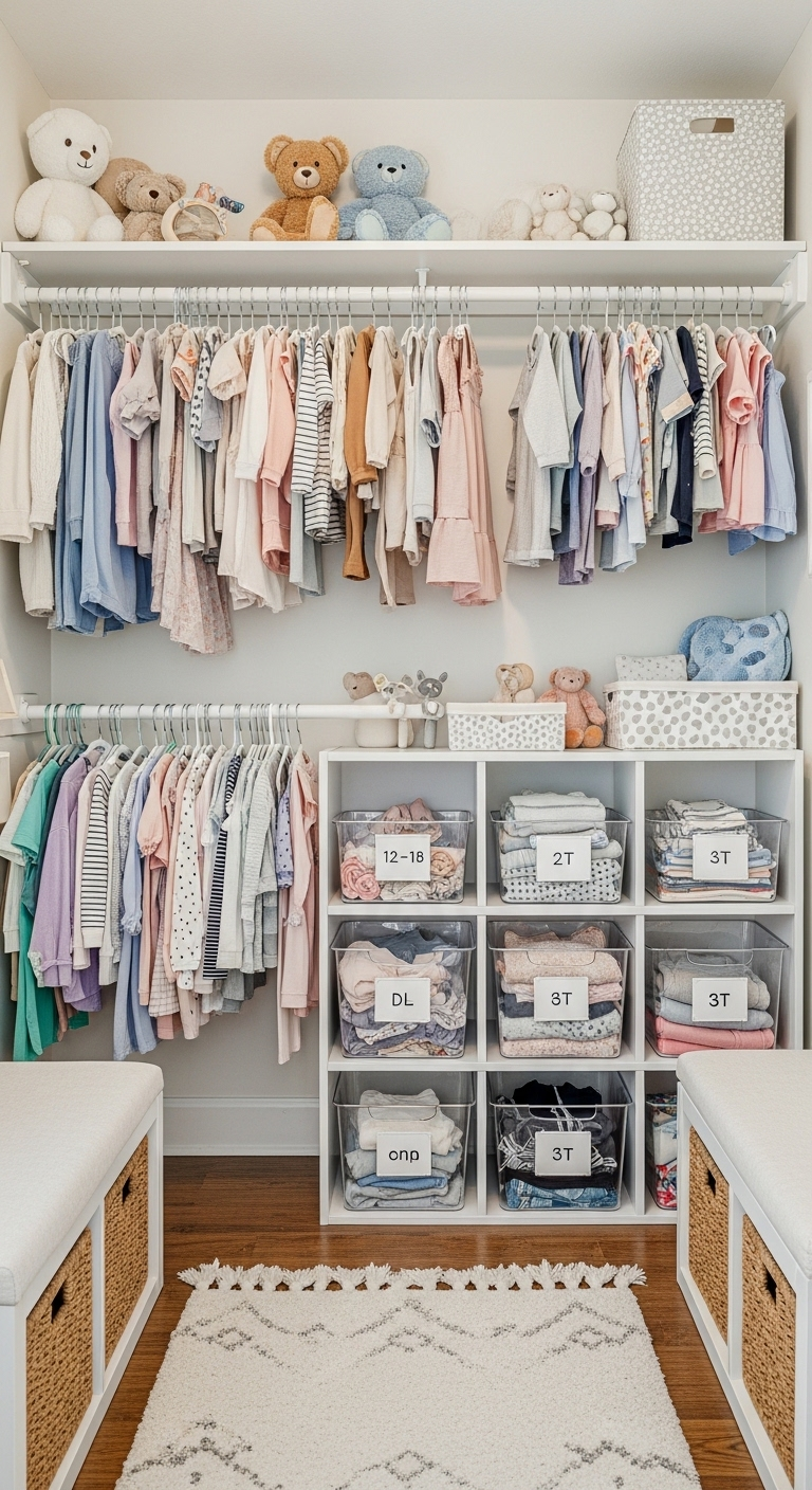 9+ Toddler Closet Organization Ideas 5 image 1074