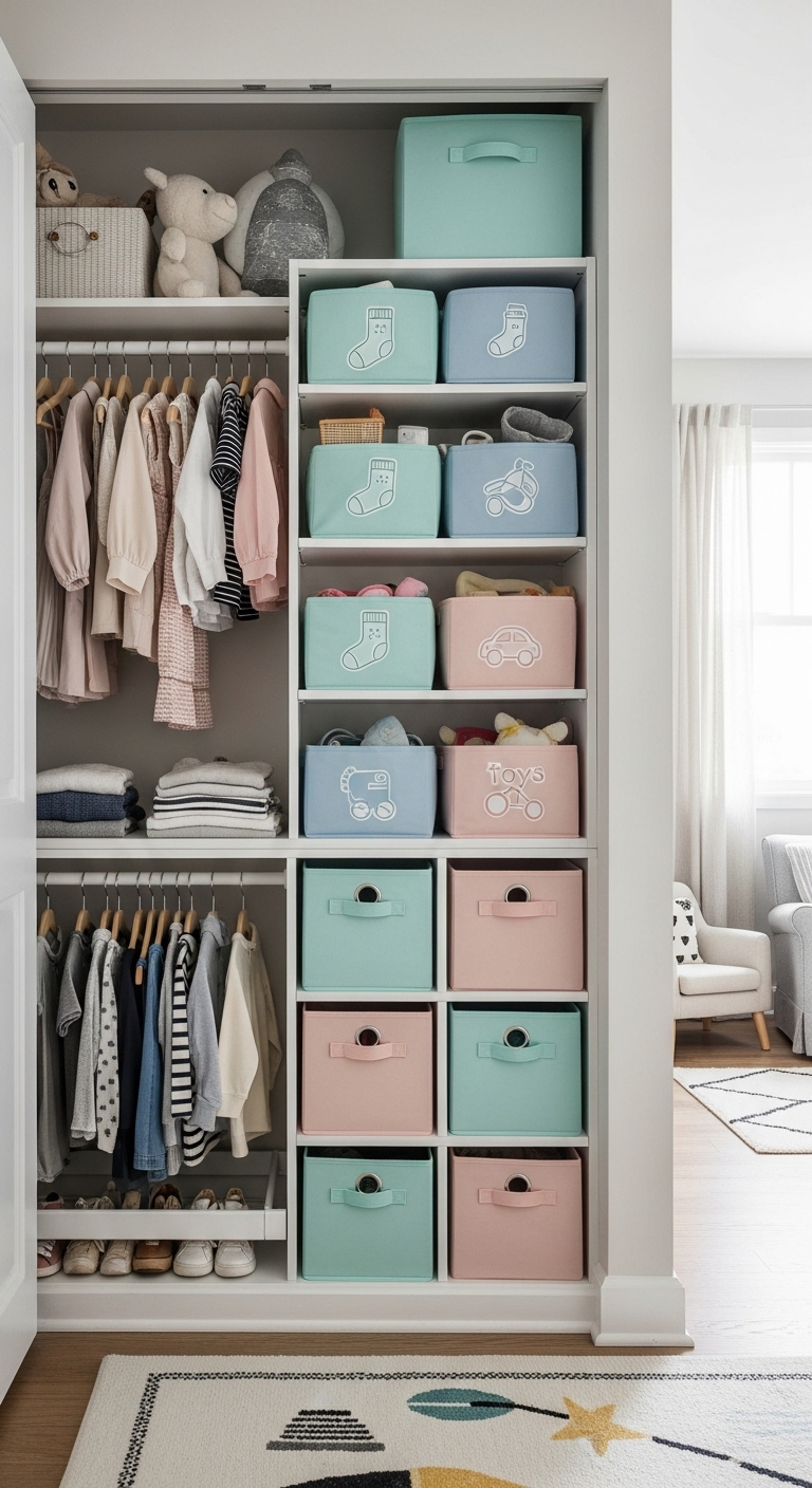 9+ Toddler Closet Organization Ideas 6 image 1075