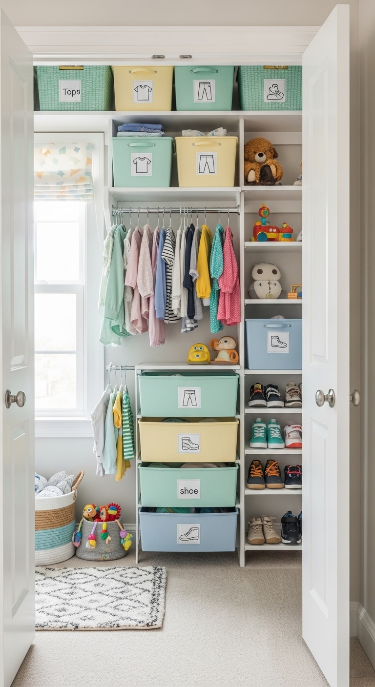 9+ Toddler Closet Organization Ideas 7 image 1077