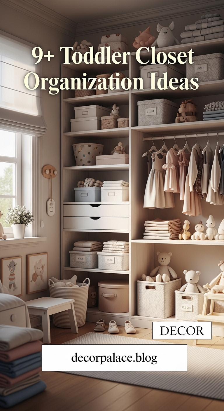 9+ Toddler Closet Organization Ideas 2 image 1096