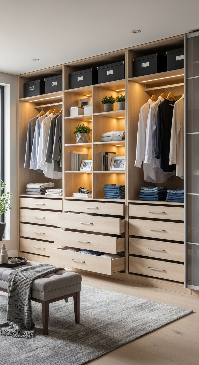 35+ Wardrobe Closet Design & Organization Ideas 19 image 1231