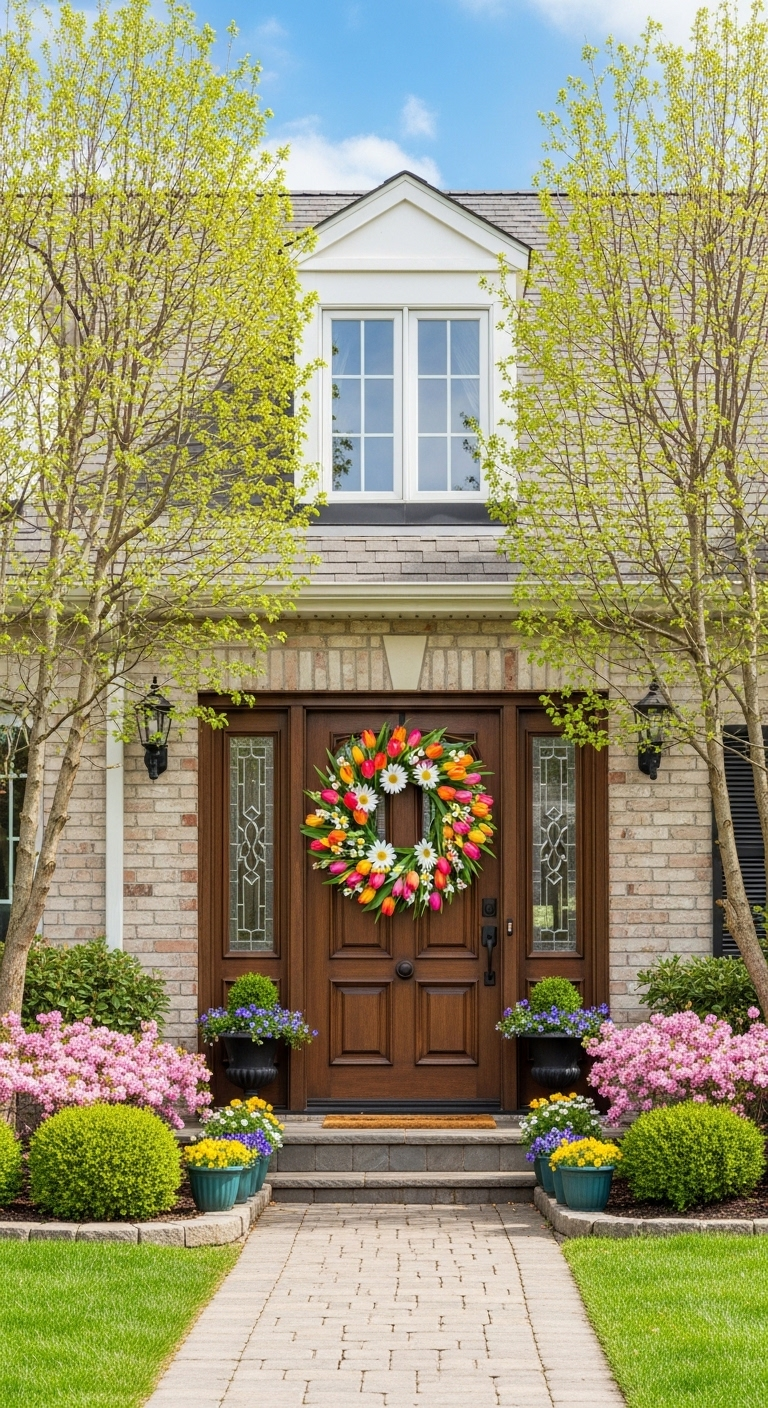 17+ Spring Wreath Ideas 5 image 431
