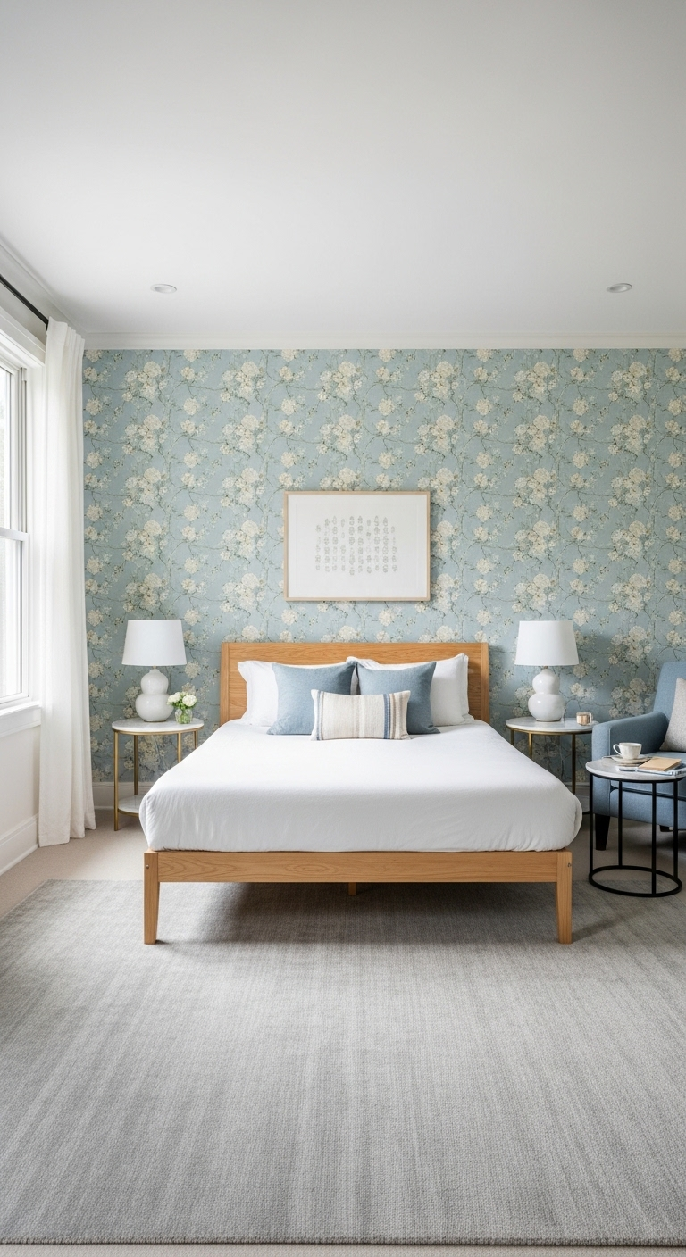 21+ Light Blue Wallpaper Bedroom Ideas 6 image 613