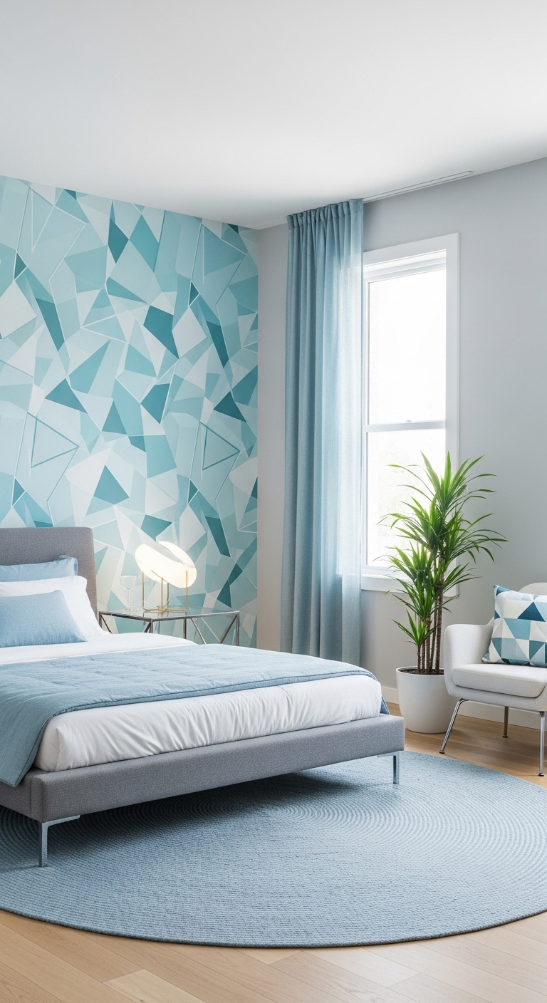 21+ Light Blue Wallpaper Bedroom Ideas 10 image 617