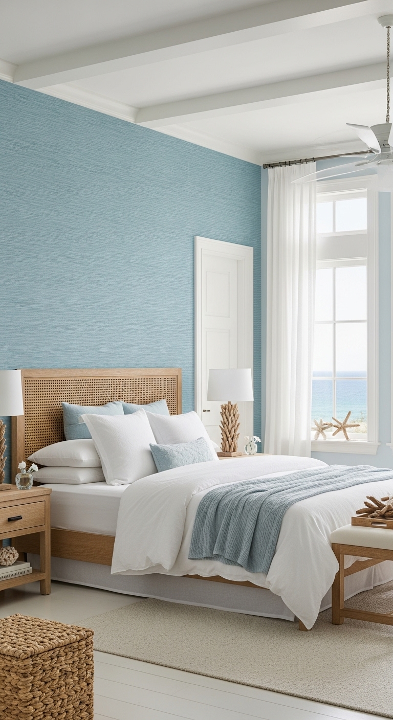 21+ Light Blue Wallpaper Bedroom Ideas 9 image 618