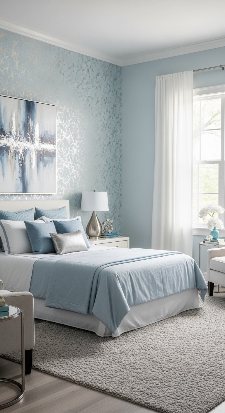 21+ Light Blue Wallpaper Bedroom Ideas 22 image 630
