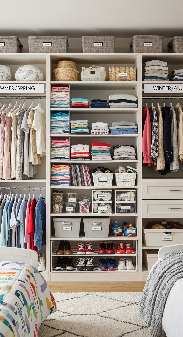 21+ Kids Wardrobe Organization Ideas 9 image 658