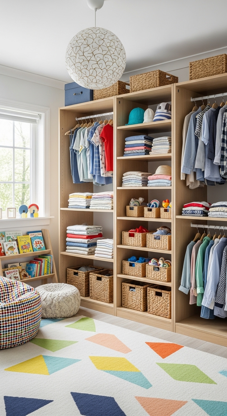 21+ Kids Wardrobe Organization Ideas 10 image 659