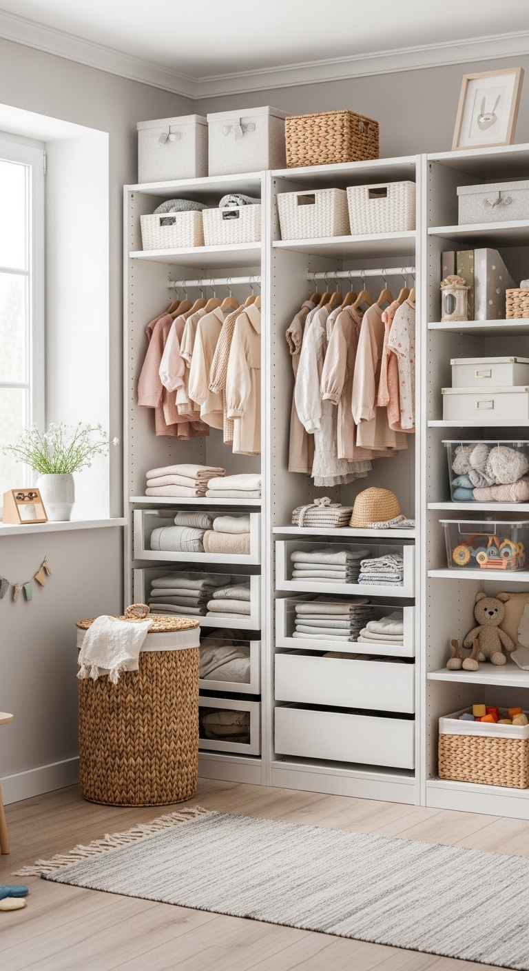 21+ Kids Wardrobe Organization Ideas 12 image 661