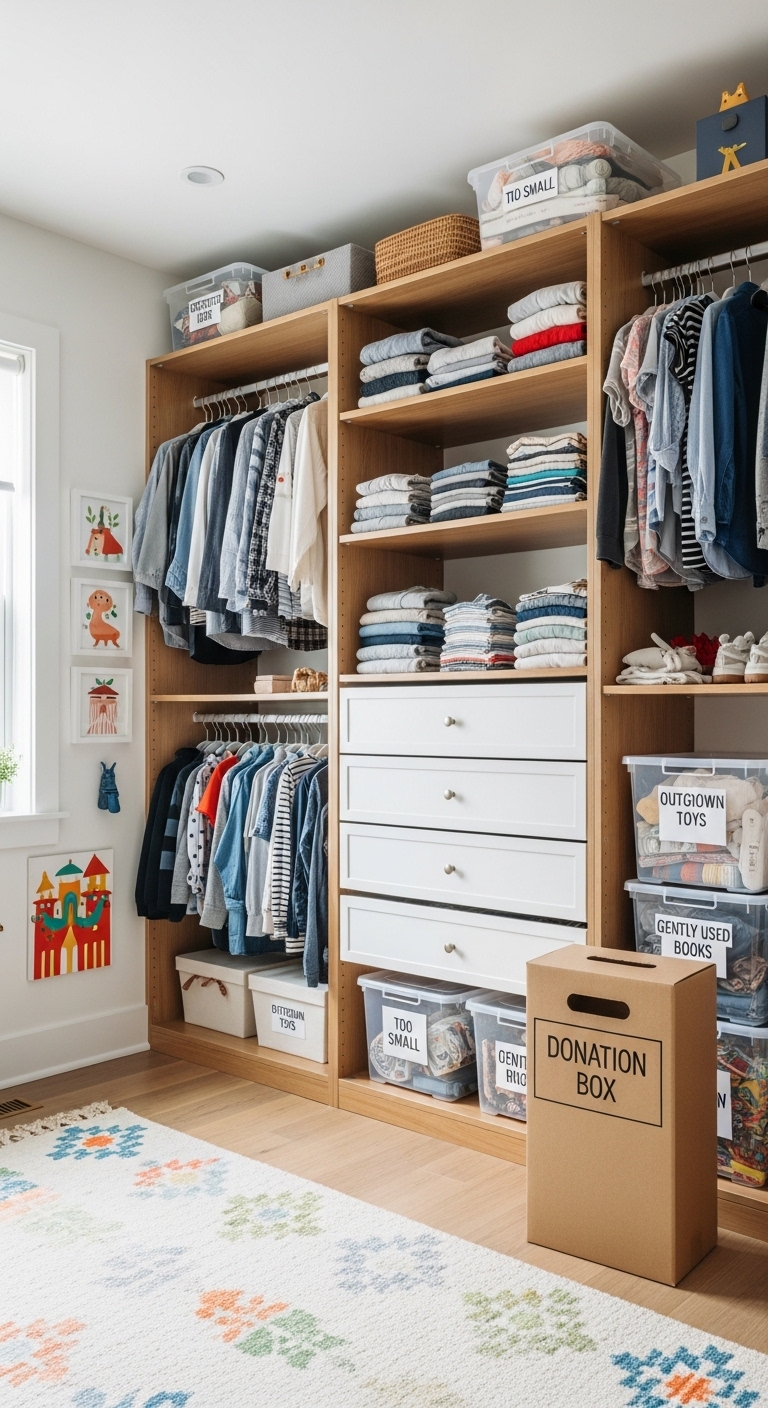 21+ Kids Wardrobe Organization Ideas 14 image 663