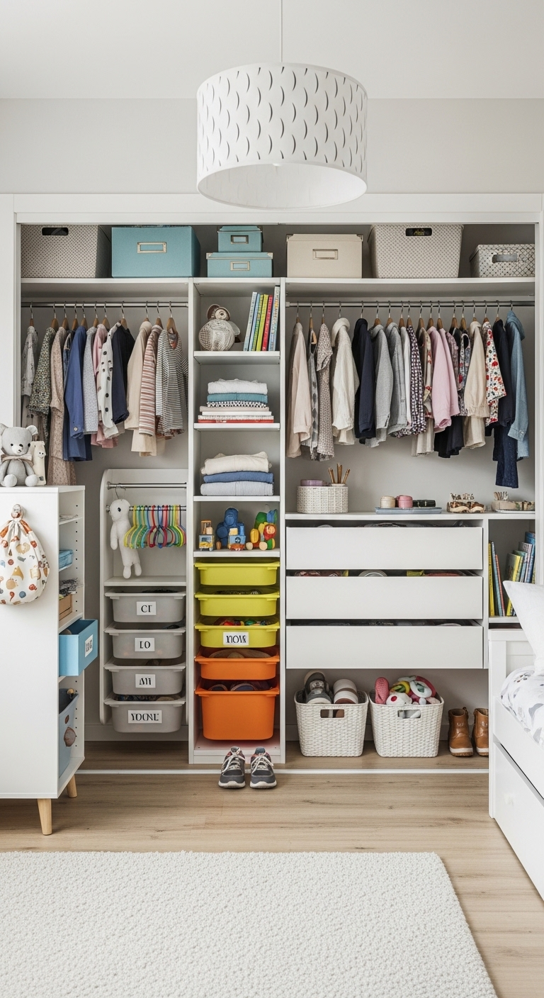 21+ Kids Wardrobe Organization Ideas 18 image 667