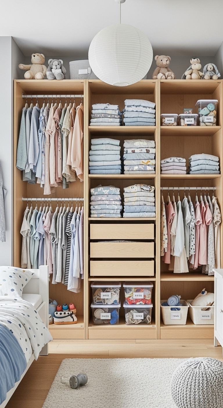 21+ Kids Wardrobe Organization Ideas 21 image 670