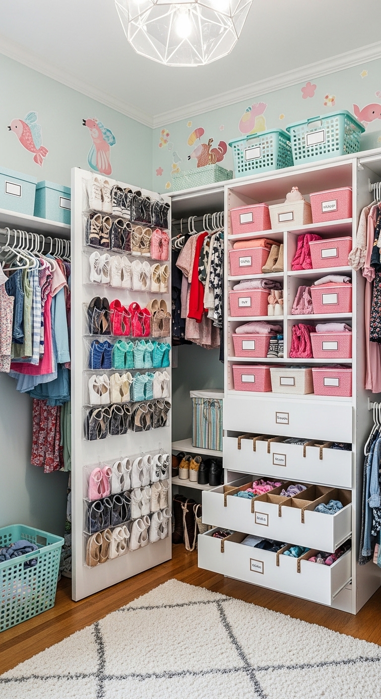 15+ budget friendly kids closet organization hacks 3 image 707