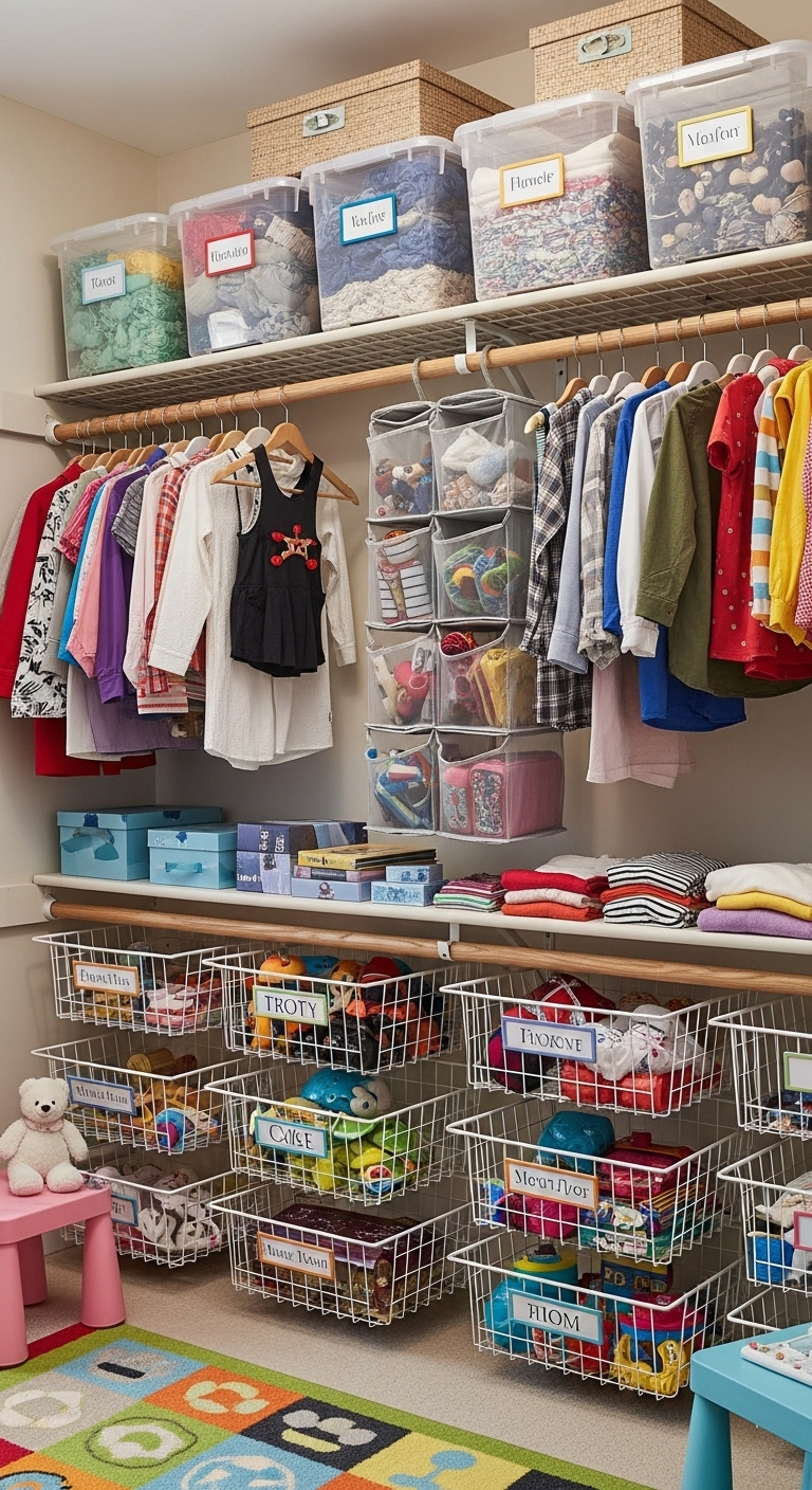 15+ budget friendly kids closet organization hacks 13 image 718