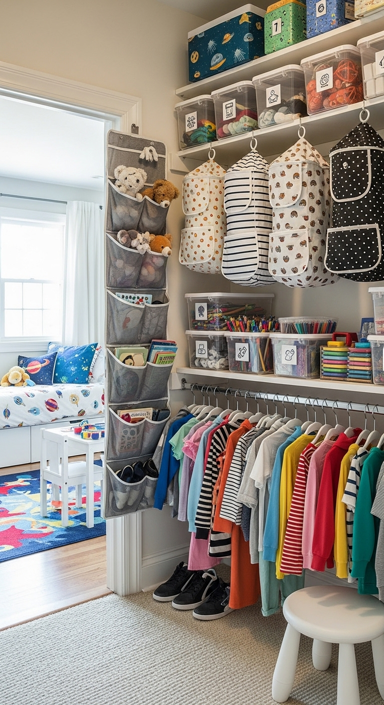 15+ budget friendly kids closet organization hacks 15 image 720