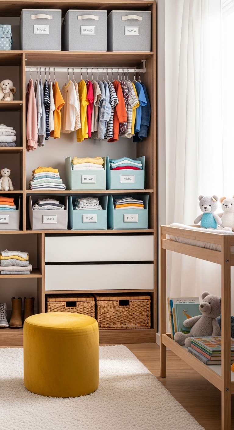 15+ budget friendly kids closet organization hacks 16 image 722