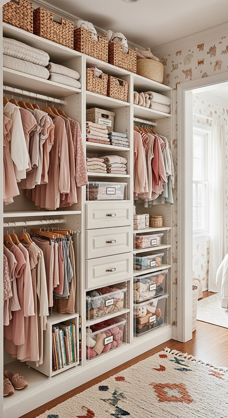 15+ budget friendly kids closet organization hacks 17 image 723