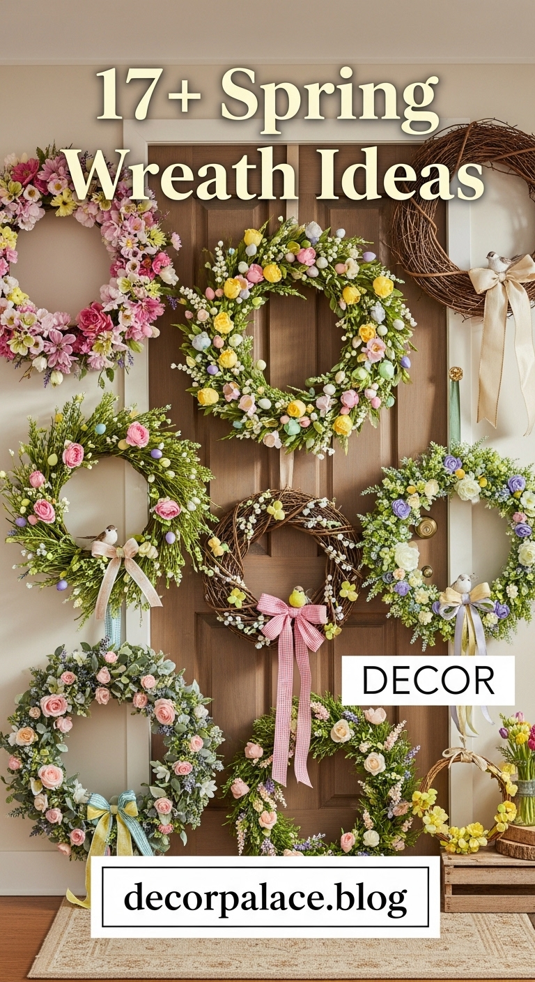 17+ Spring Wreath Ideas 2 image 740