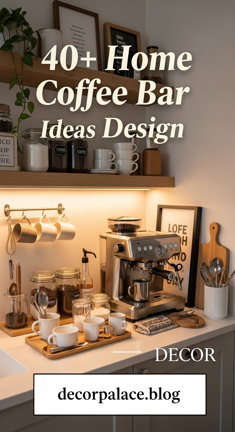 40+ Home Coffee Bar Ideas Design 2 image 938