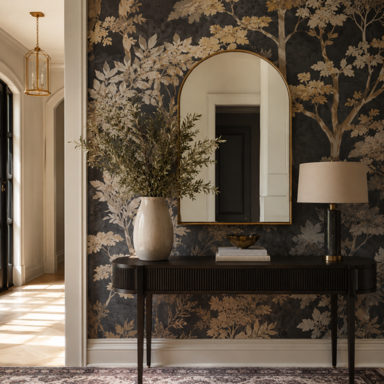 Sophisticated Statement Wallpaper Trends for Entryways & Accent Walls